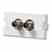 Leviton 41291-2TW Adpt 1dplx St Phos Wh