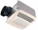 Broan QTXE110SFLT 110 CFM Humidity Sensing Fan/Light