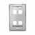 Leviton 43080-1L4 Wallplate 4