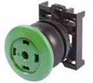 Eaton M22S-DP-G-X Mom Mushroom Pb Grn Buttonless