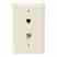 Leviton 40539-CMT Wallplate