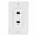 Leviton 40144-W Wp Dec 2 6p4c Wh