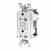 Leviton MT789-GY Levlok Tr Gfci 20a 125v