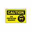 Brady 25892 Eye Protection Sign